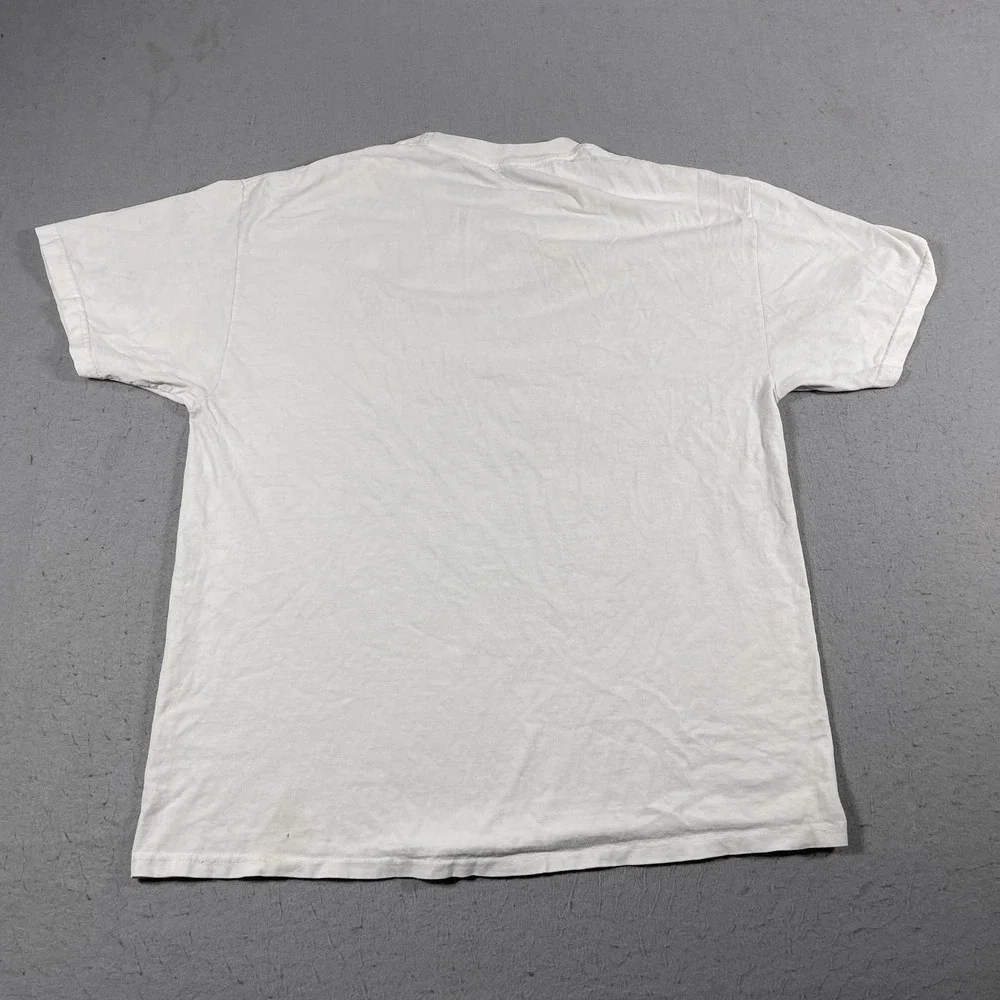 Vintage Thunder Kustom Club Shirt Mens Large‎ White Hot Rod Cars Made USA 80s